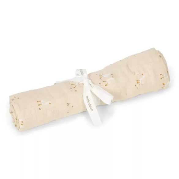 Little Dutch muszlin textilpelenka 120x120 - Little Goose