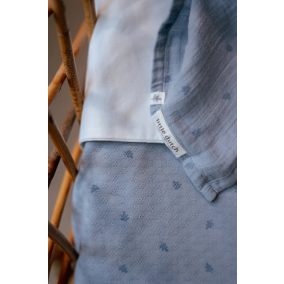 Little Dutch muszlin textilpelenka 120x120 - Pure Denim Blue