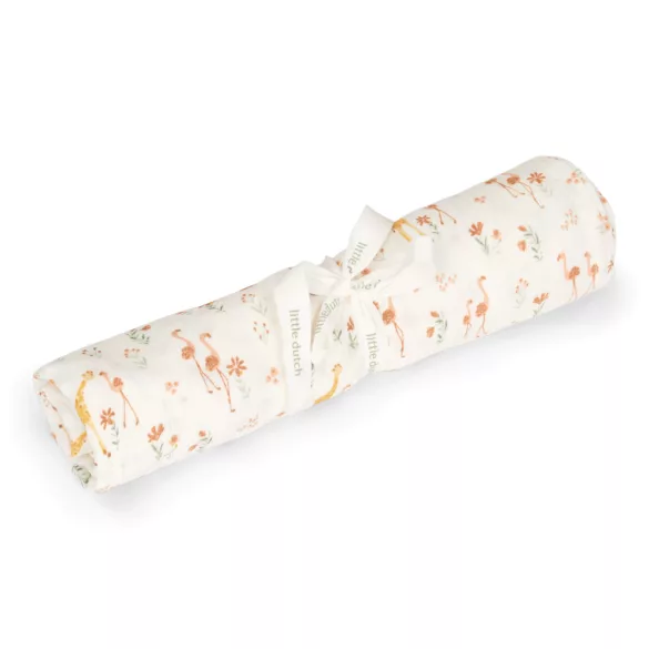 Little Dutch muszlin textilpelenka 120x120 cm - Blooming Safari