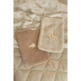 Little Dutch hímzett baba fürdőkesztyű 2 db - Baby Bunny