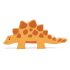 Dinoszaurusz Stegosaurus fajáték