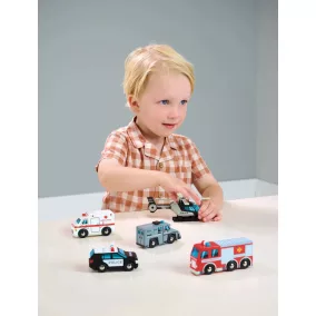 Tender Leaf Vészhelyzeti járművek - 5 db-os szett