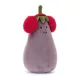 Jellycat plüss - Fülvédős padlizsán