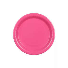 Papírtányér - dark pink - 6 db-os csomag