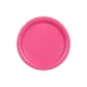 Papírtányér - dark pink - 6 db-os csomag