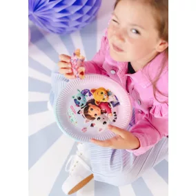   Gabi babaháza papír tányér - 23 cm - 1 csomag/6 db - Gabi és barátai