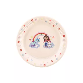   Gabi babaháza papír tányér - 23 cm - 1 csomag/6 db - Rainbow