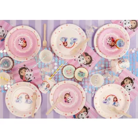  Gabi babaháza papír tányér - 18 cm - 1 csomag/6 db - Gabi és Pandi