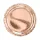 Rose gold papírtányér - 6 db-os szett