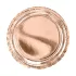 Rose gold papírtányér - 6 db-os szett