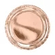 Rose gold papírtányér - 6 db-os szett