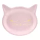 Cicás papírtányér - light pink - 6 db-os szett
