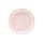 Pöttyös papírtányér - light pink - 6 db-os szett