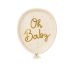 Babaváró papírtányér – Oh Baby - 6 db