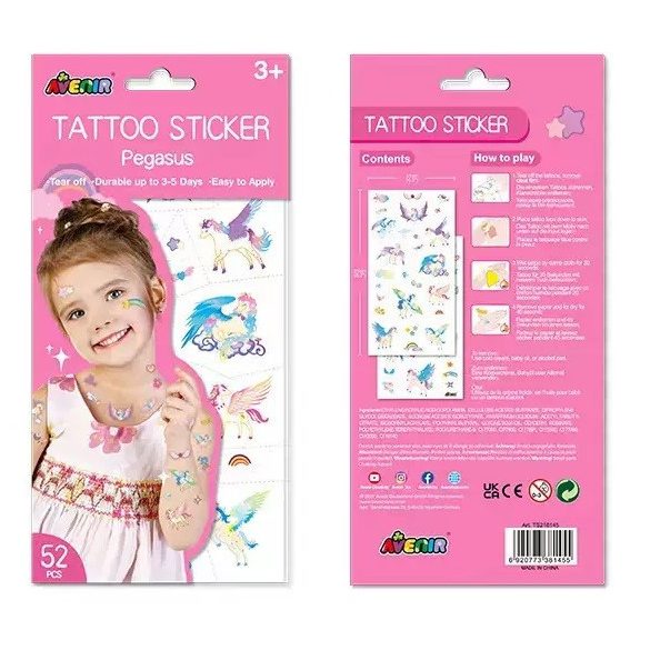 Avenir Lemosható tetoválás - Unikornis