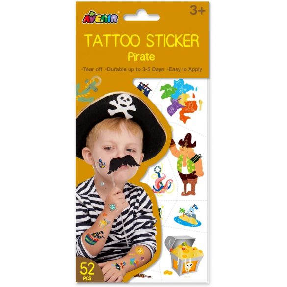 Avenir Lemosható tetoválás - Kalózok