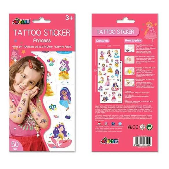 Avenir Lemosható tetoválás - Hercegnők