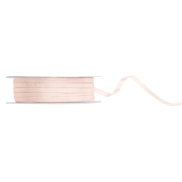 Szatén Szalag - Off White - 6 mm/50 m