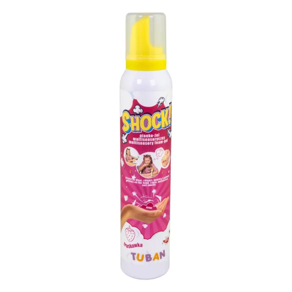 Tuban Multiszenzoros hab-gél - Eper 200 ml