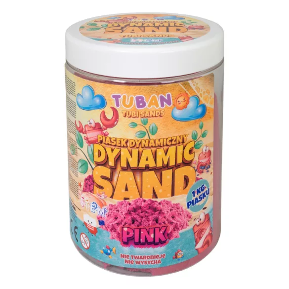 Tuban Kinetikus homok 1 kg - pink