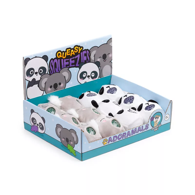 Slime Labda Nyomogatós Játék, Plüss - Slime Squeezy Labda - Panda/Koala