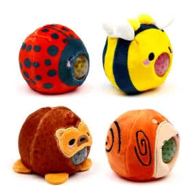   Nyomogatós Játék, Plüss - Slime Squeezy Labda - Kerti Édes Állatok