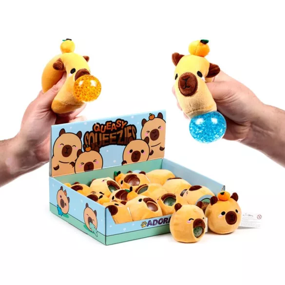 Nyomogatós Játék, Plüss - Slime Squeezy Labda - Kapibara