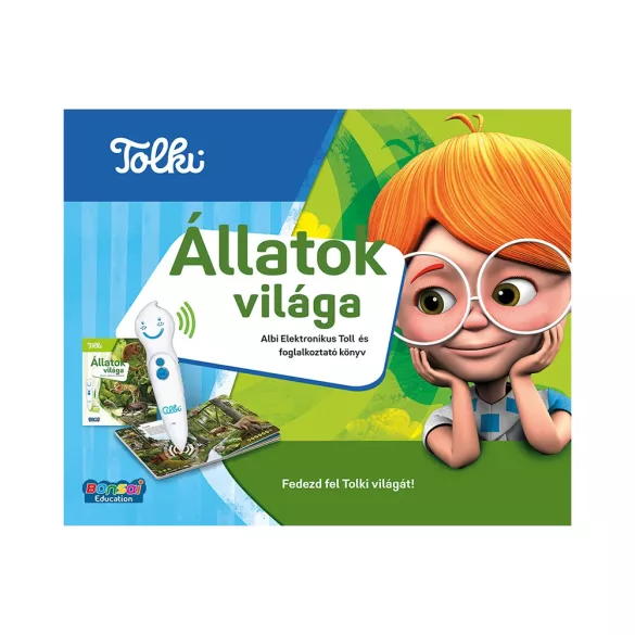Tolki Állatok világa - interaktív könyv szettben