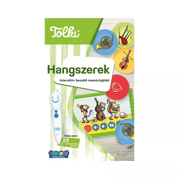 Tolki Interaktív beszélő memóriajáték - Hangszerek