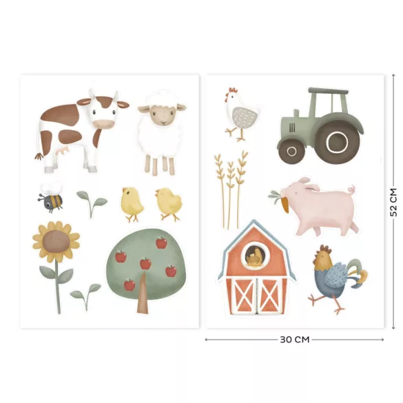 Little Dutch falmatrica szett - Little Farm (3 ív)