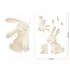 Little Dutch falmatrica szett - Baby Bunny (3 ív)