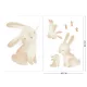 Little Dutch falmatrica szett - Baby Bunny (3 ív)