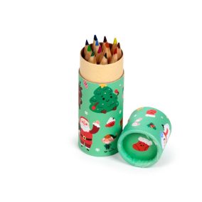 Színes Ceruzák Ceruzatartóban - Karácsonyi Csapat