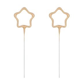 Arany csillagszóró - Csillagok - 2 db-os szett