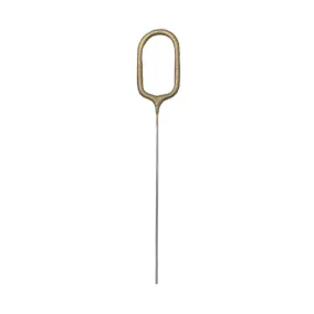Arany csillagszóró 0-ás szám - arany - 15 cm