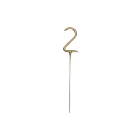 Arany csillagszóró 2-es szám - arany - 15 cm
