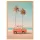 Retro Beach Van poszter A4