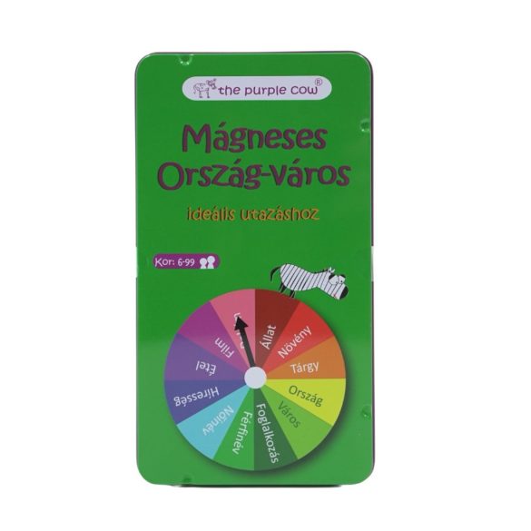 PC Ország-város mágneses utazós társasjáték