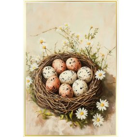 Tojások fészekben A4 poszter