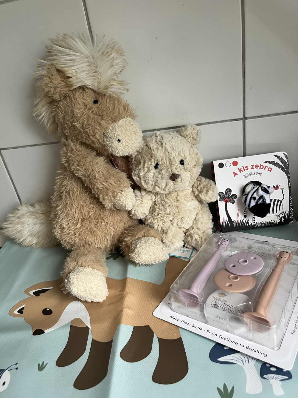 A kis zebra - Ujjbábos könyv
