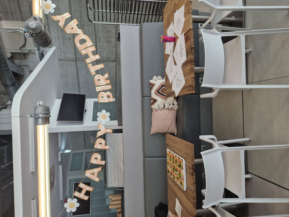 Happy Birthday girland - Virágos 200 m
