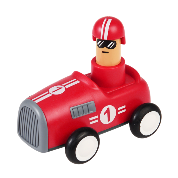 29877 2 push down action red car