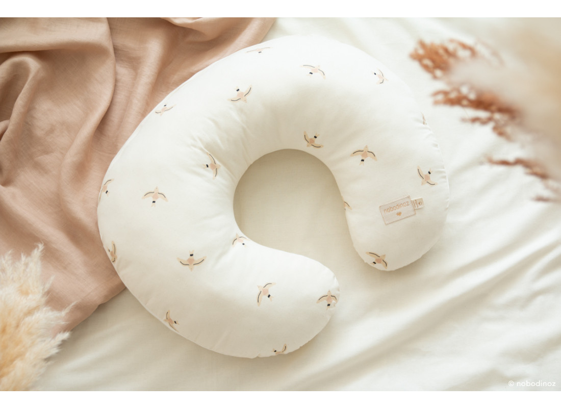 sunrise maternity pillow nude haiku birds natural nobodinoz 2 2000000113975