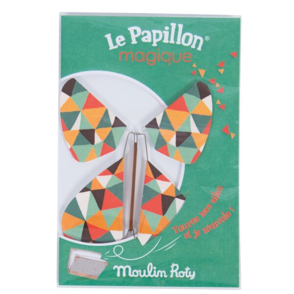 Moulin Roty - Szárnyra kelő zöld pillangó - Meglepetés mesekönyvhöz