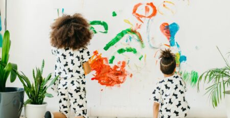 10 falfestés ötlet házilag kisgyerekeseknek