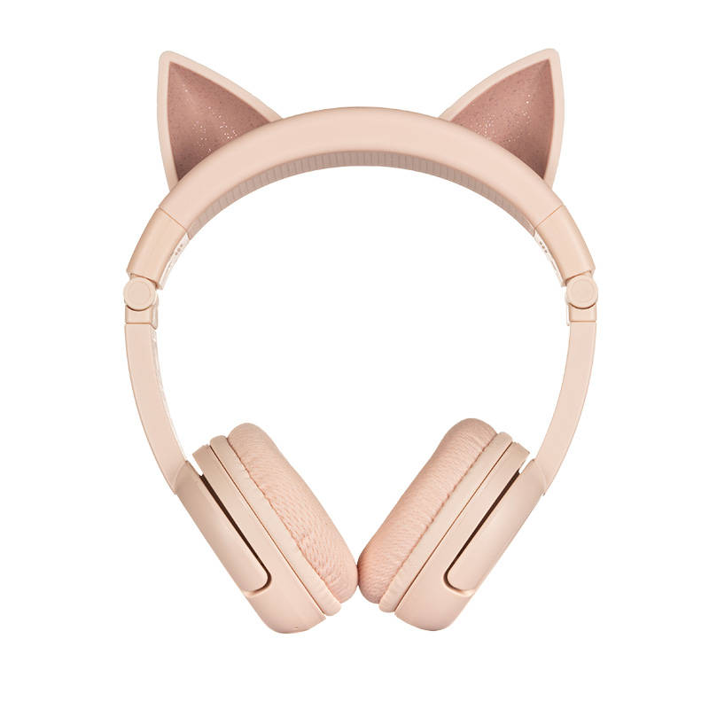 hun pl BuddyPhones kids headphones wireless Play Ears Plus cat Pink 28879 2