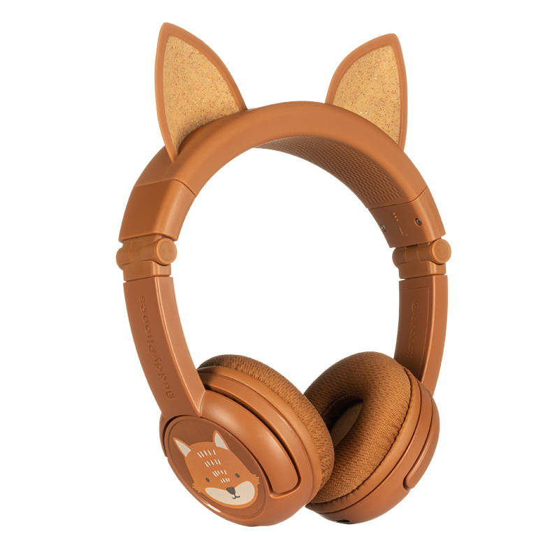 BuddyPhones Play Ears Plus gyerek fejhallgató - róka