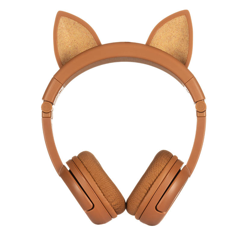 hun pl BuddyPhones kids headphones wireless Play Ears Plus fox Brown 28881 2