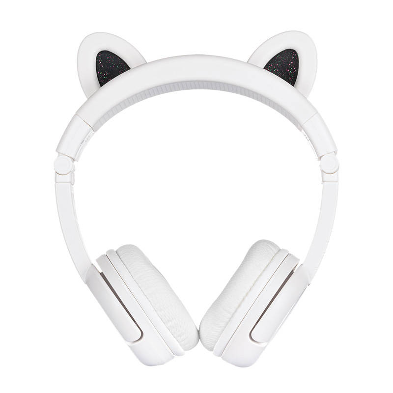 hun pl BuddyPhones kids headphones wireless Play Ears Plus panda White 28882 2