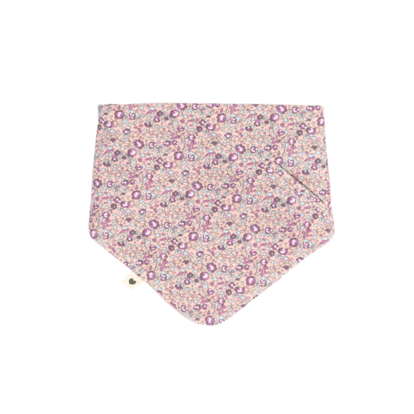 BIBS × LIBERTY muszlin nyálkendő Eloise - Púderrózsaszín